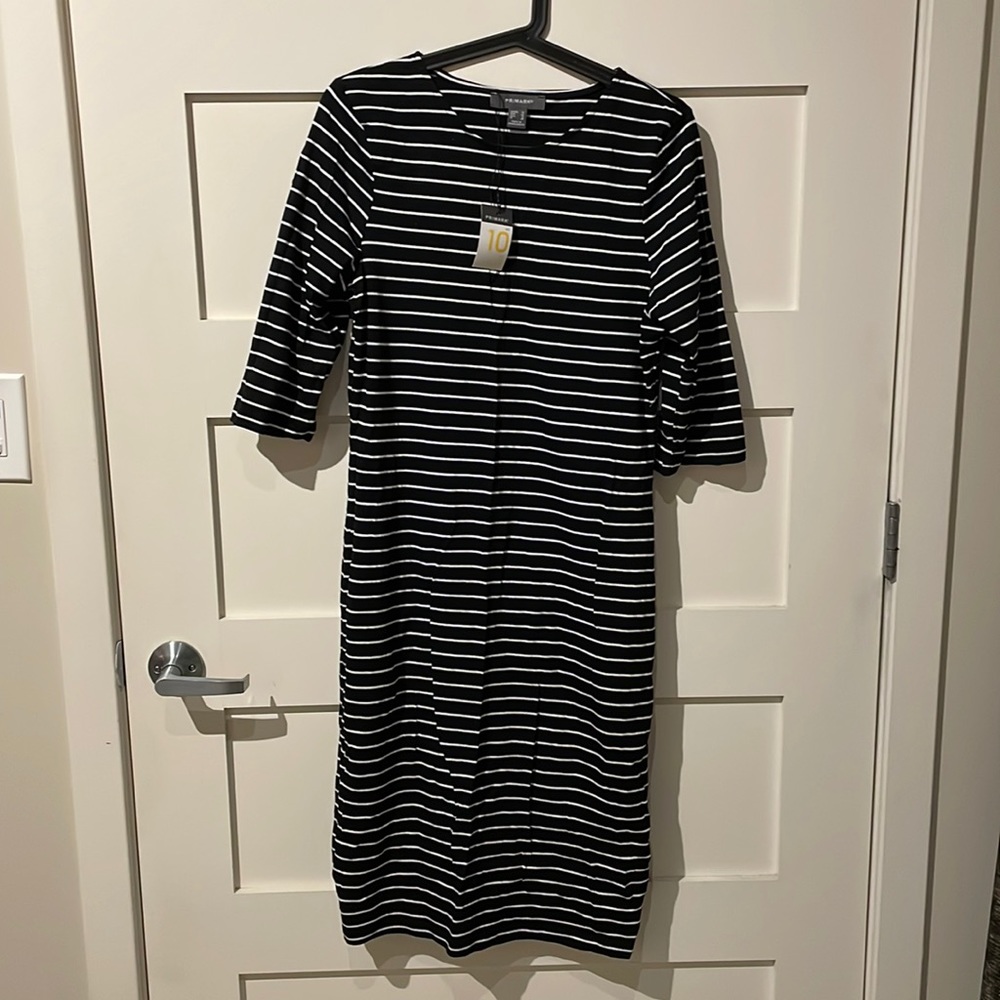 Midi Dress, 3/4 Sleeve